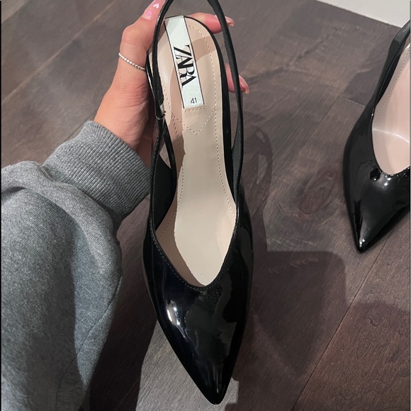 NEW Zara Black Heels - Picture 5 of 6